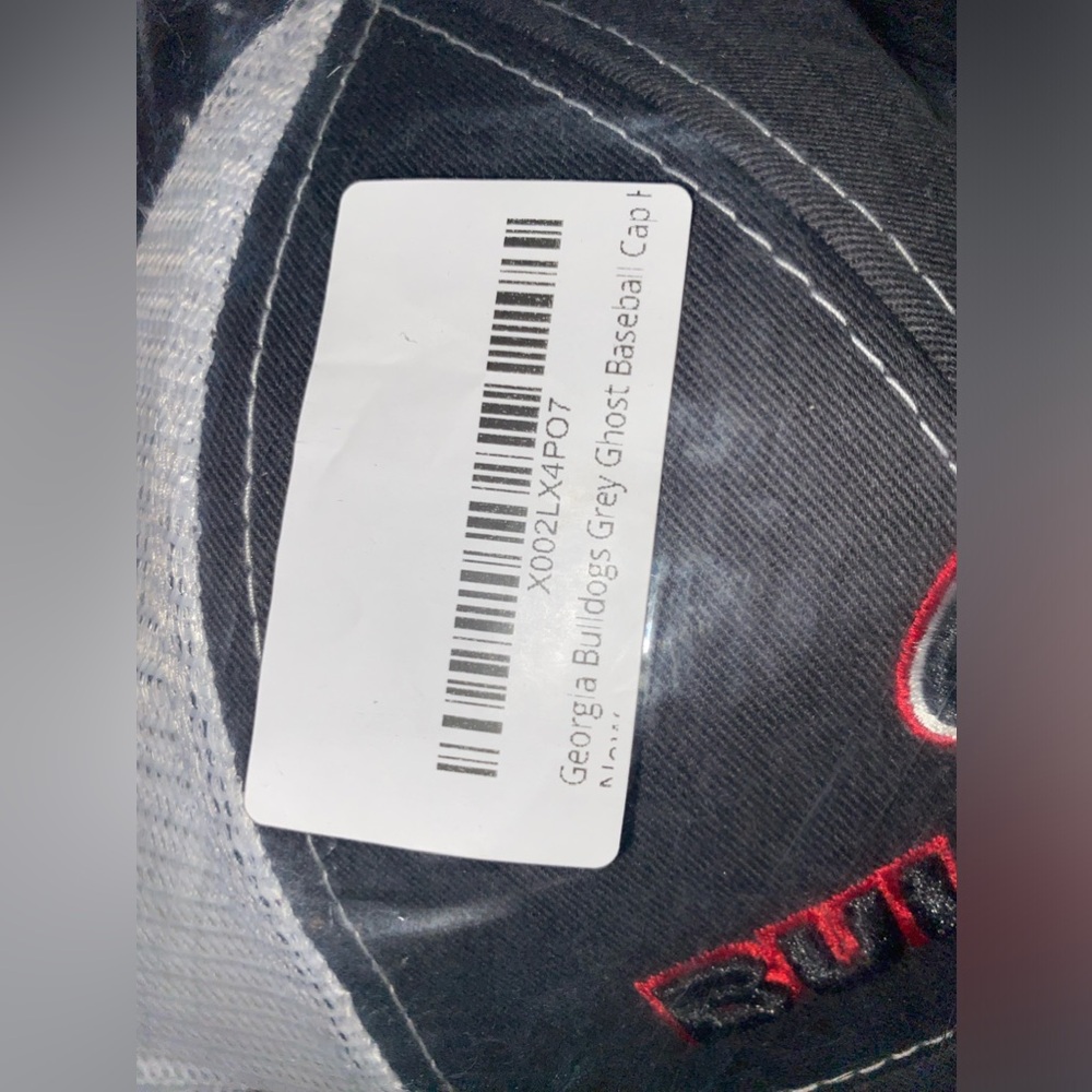 Georgia Bulldog Gray Ghost SnapBack Baseball Cap - Picture 3 of 6